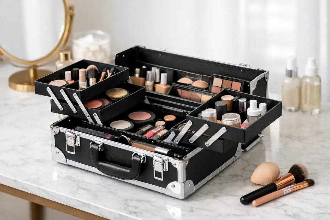 How to Organize a Cosmetic Train Case