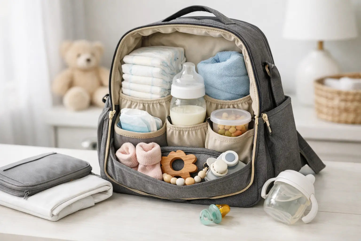 How to Organize a Diaper Bag That Works
