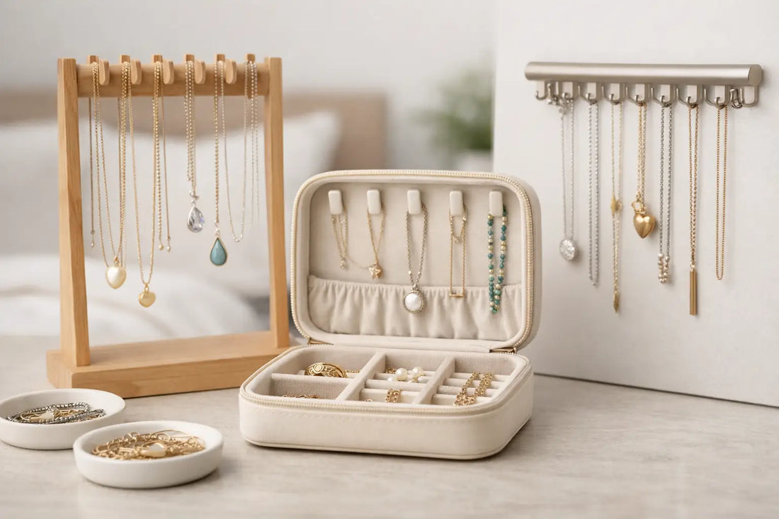 How to Store Necklaces Without Tangling