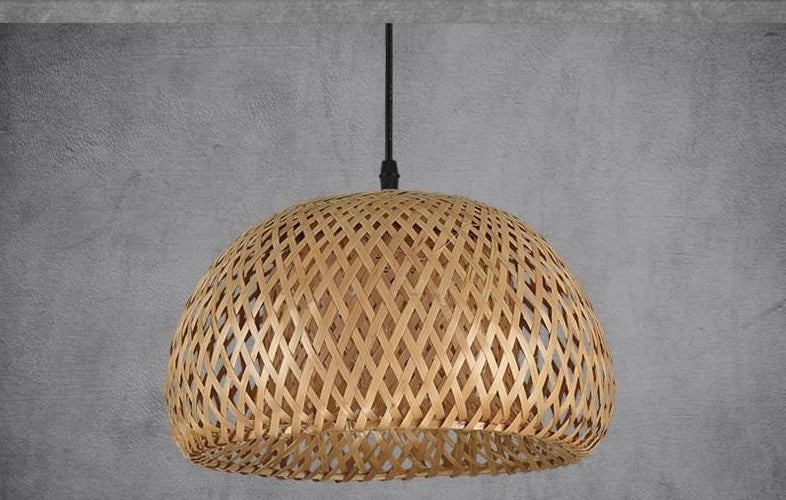 Craft Handmade Woven Rattan Pendant Light