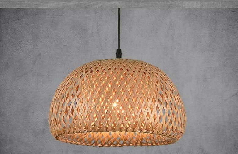 Craft Handmade Woven Rattan Pendant Light