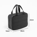 Lightweight Hanging Toiletry Bag – 4 Compartments, Unzips Flat