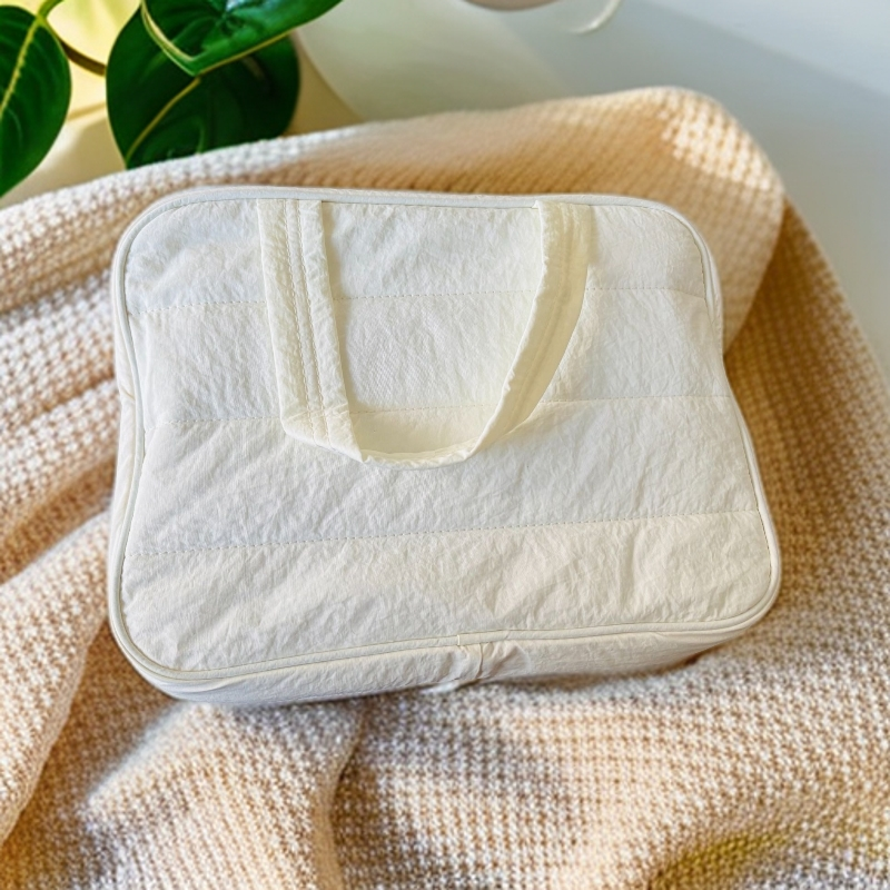 Lightweight Hanging Toiletry Bag – 4 Compartments, Unzips Flat