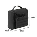 Double-Open Toiletry Bag – Wide Access, Built-in Compartments