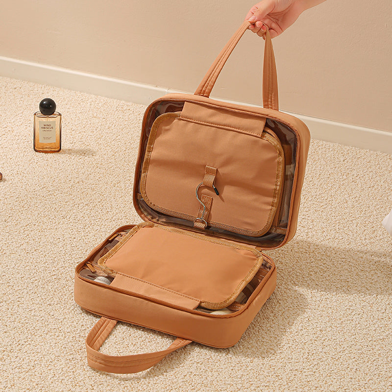 「Ever Chic」Travel Toiletry&Makeup Bag 4 Parts Open Bag